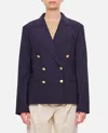 Polo Ralph Lauren Double-breasted Notched Blazer In Blue