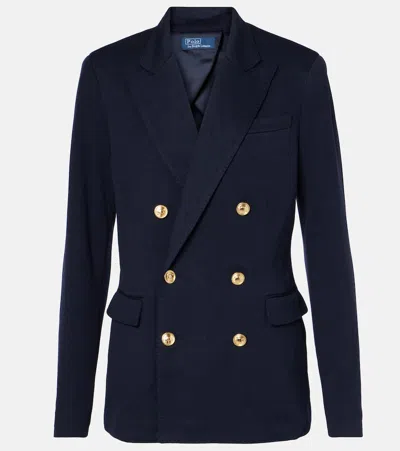 Polo Ralph Lauren Double-breasted Blazer In Blue