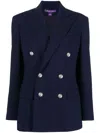 Polo Ralph Lauren Double-breasted Button-fastening Coat In Blue