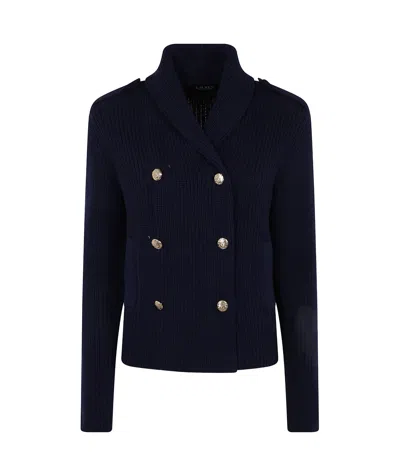 Polo Ralph Lauren Double-breasted Casual Jacket In Black