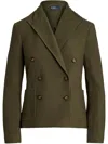 Polo Ralph Lauren Double-breasted Jacket In Green