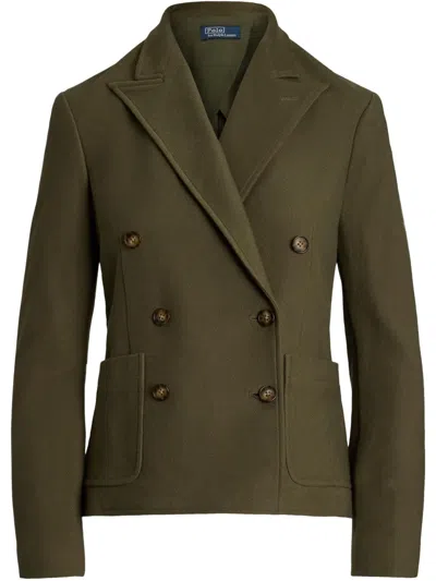 Polo Ralph Lauren Double-breasted Jacket In Green