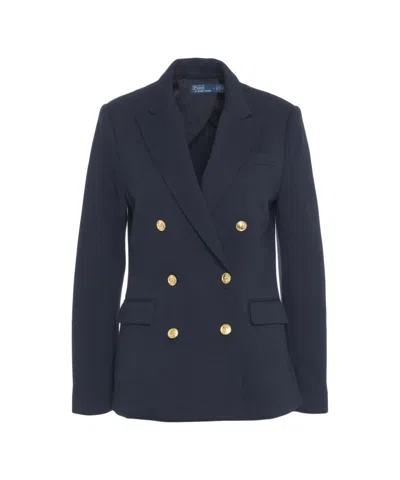 POLO RALPH LAUREN POLO RALPH LAUREN DOUBLE-BREASTED KNIT BLAZER