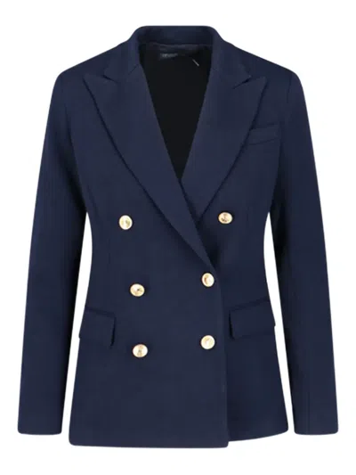 POLO RALPH LAUREN DOUBLE-BREASTED NOTCHED BLAZER