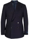 Polo Ralph Lauren Double-breasted Sportcoat In Blue