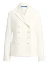 Polo Ralph Lauren Double-breasted Tailored Blazer In White