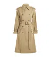 Polo Ralph Lauren Double-breasted Trench Coat In Beige