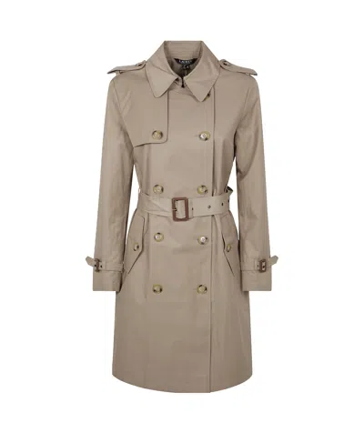 POLO RALPH LAUREN LAUREN RALPH LAUREN DOUBLE BREASTED TRENCH COAT