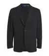 Polo Ralph Lauren Double-knit Blazer In Black