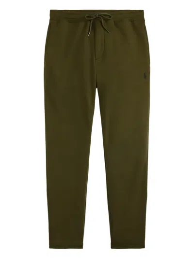 Polo Ralph Lauren Double Knit Drawstring Track Pants In Green