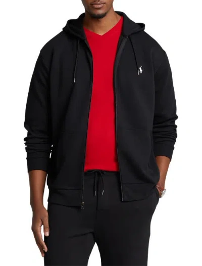 POLO RALPH LAUREN POLO RALPH LAUREN BIG & TALL DOUBLE-KNIT FULL-ZIP HOODIE