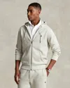Polo Ralph Lauren Classic Fleece Hoodie In Gray Heather
