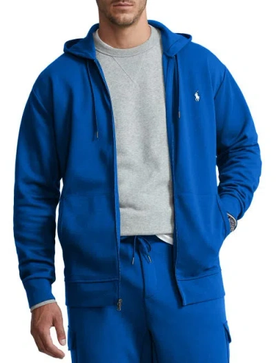 Polo Ralph Lauren Electric Blue Double Knit Zip Hoodie