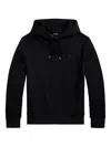 Polo Ralph Lauren Men's Double-knit Hoodie In Black