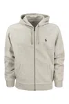 Polo Ralph Lauren Double Knit Hoodie Sweatshirt In Multi