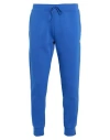 Polo Ralph Lauren Double-knit Jogger Pant Man Pants Bright Blue Size L Cotton, Recycled Polyester