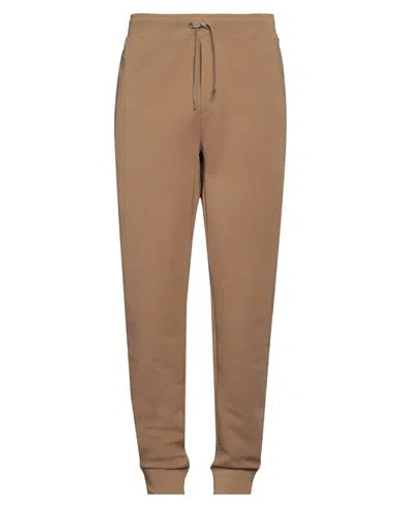 Polo Ralph Lauren Double-knit Jogger Pant Man Pants Camel Size Xl Cotton, Recycled Polyester In Beige
