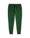 Polo Ralph Lauren Double-knit Jogger Pant Man Pants Emerald Green Size L Cotton, Recycled Polyester