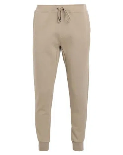 Polo Ralph Lauren Double-knit Jogger Pant Man Pants Sand Size L Cotton, Recycled Polyester In Beige