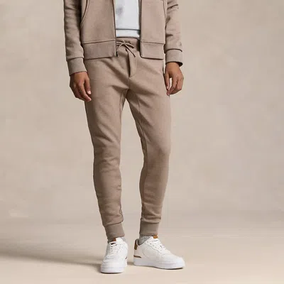 Polo Ralph Lauren Double-knit Joggers In Brown
