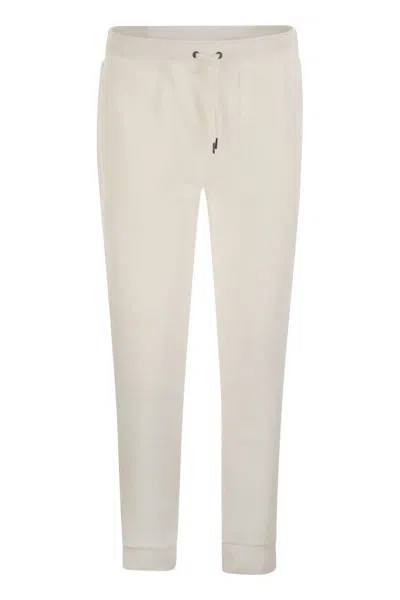 Polo Ralph Lauren Double-knit Jogging Trousers In White