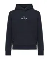 Polo Ralph Lauren Logo-embroidered Cotton Hoodie In Blue