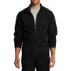 Polo Ralph Lauren Double-knit Mesh Track Jacket In Polo Black