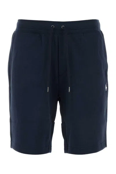 Polo Ralph Lauren Double-knit Shorts In Blue
