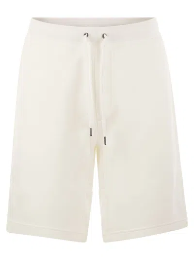 Polo Ralph Lauren Double-knit Shorts In White