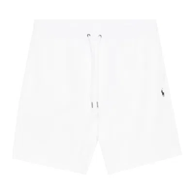 Pre-owned Polo Ralph Lauren Double Knit Tech Athletic Shorts 'white' | Men's Size Xl