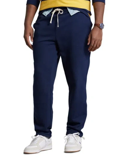 Polo Ralph Lauren Double-knit Tech Joggers In Aviator Navy