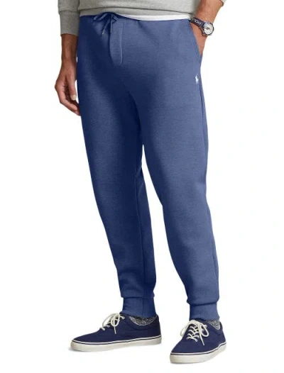 Polo Ralph Lauren Double-knit Tech Joggers In Derby Blue Heather