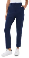 Polo Ralph Lauren Double Knit Tech Pleated Active Trousers Refined Navy In Refined Navy