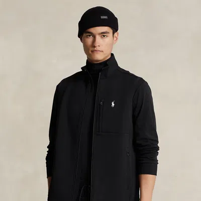 Polo Ralph Lauren Double-knit Waistcoat In Black