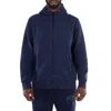 Polo Ralph Lauren Double-knit Water-resistant Hoodie In Blue