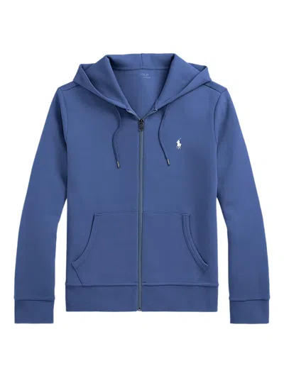 POLO RALPH LAUREN DOUBLE-KNIT ZIP-UP HOODIE