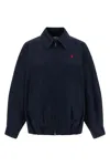 Polo Ralph Lauren Blue Denim Jacket With Embroidered Logo On The Front In Blue