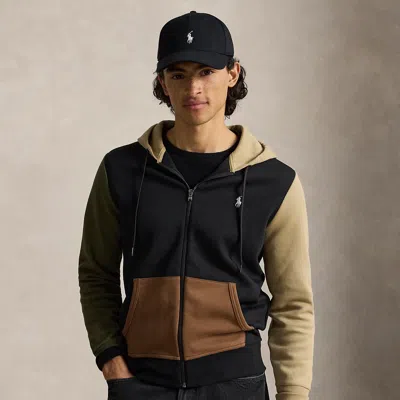 Polo Ralph Lauren Double-knit Full-zip Hoodie In Polo Black Multi