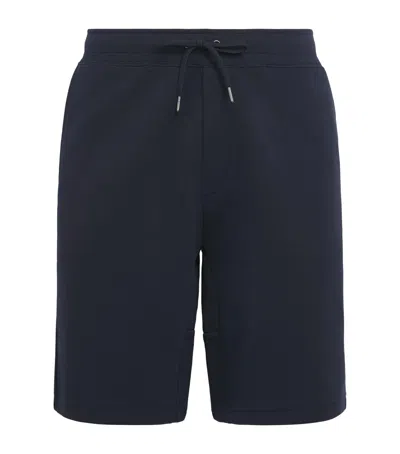 Polo Ralph Lauren Double-knit Polo Pony Shorts In Blue