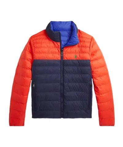 Polo Ralph Lauren Double-sided Zipper Cotton Jacket In Black