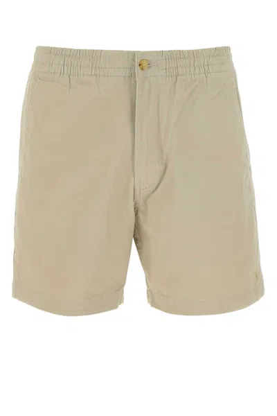 Polo Ralph Lauren Dove-grey Stretch Cotton Bermuda Shorts In 024