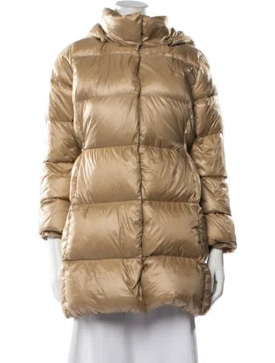 Pre-owned Polo Ralph Lauren Down Coat In Neutrals