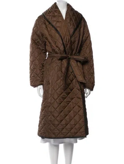 Pre-owned Polo Ralph Lauren Down Coat W/ Tags In Brown