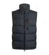 Polo Ralph Lauren Mens Annual Core Padded Regular-fit Recycled-polyester-down Gilet Polo Black In Black