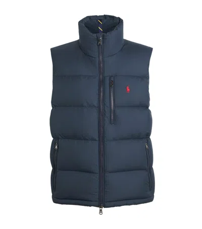 Polo Ralph Lauren Down-filled Gorham Gilet In Navy