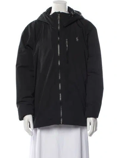 Pre-owned Polo Ralph Lauren Down Jacket In Black