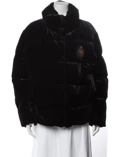 Pre-owned Polo Ralph Lauren Down Jacket In Black