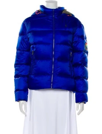 Pre-owned Polo Ralph Lauren Down Jacket In Blue