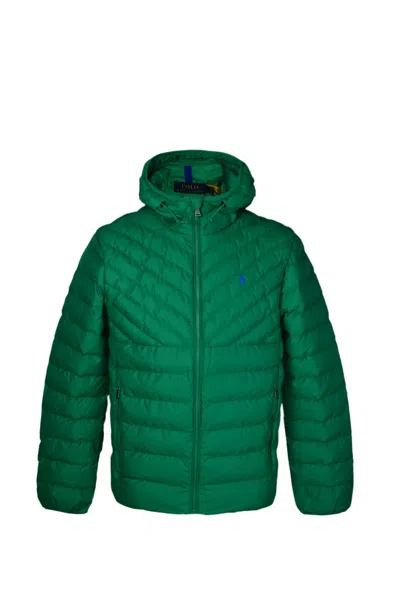 Polo Ralph Lauren Down Jacket In Billiard