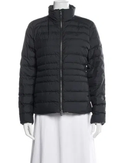 Pre-owned Polo Ralph Lauren Down Jacket In Grey